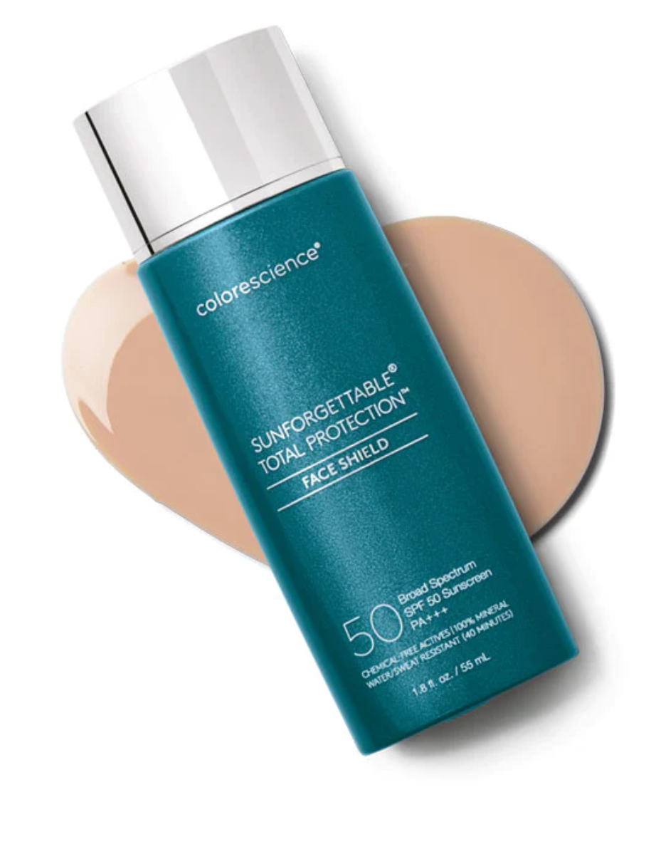 SUNFORGETTABLE TOTAL PROTECTION FACE SHIELD SPF 50 CON COLOR
